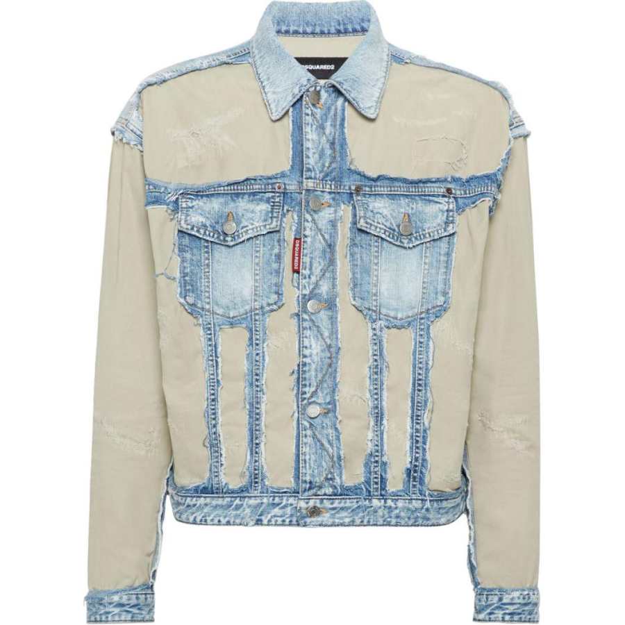 DSQUARED 2 Dsquared2 Distressed Buttoned Denim Jacket