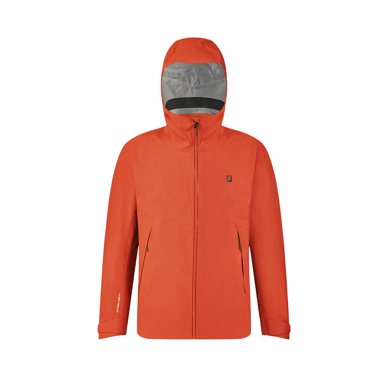 FILA Waterproof Windbreaker Jacket Men's Sandy Orange