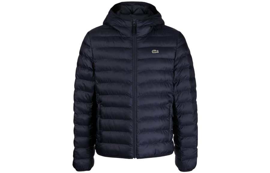 LACOSTE LACOSTE Logo patch Quilted Hooded Jacket