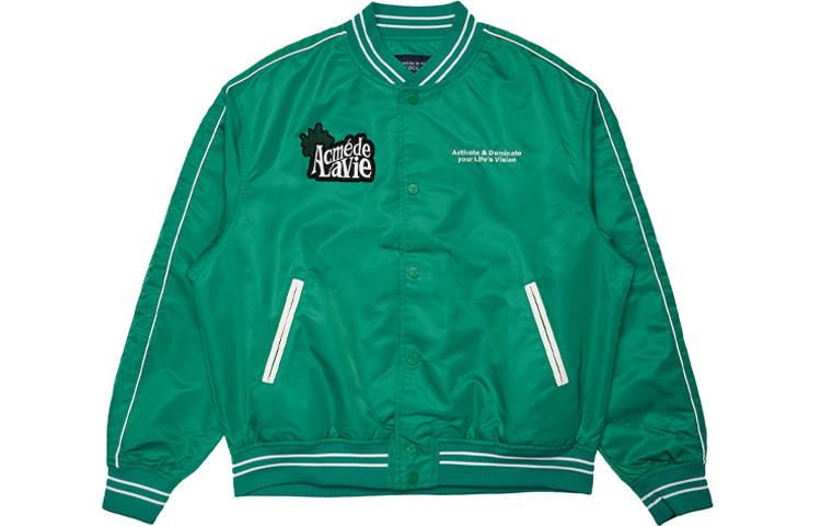 Acme De La Vie Acme De La Vie/ADLV SS22 Baseball Jacket Unisex Green Back To School Season