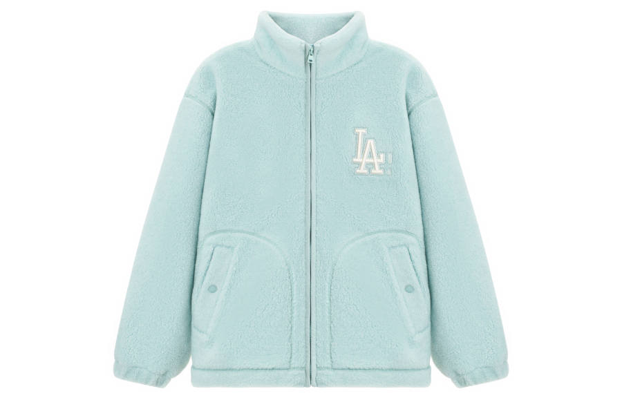 MLB MLB Velvet Jackets Unisex Blue Stand Collar Moderate