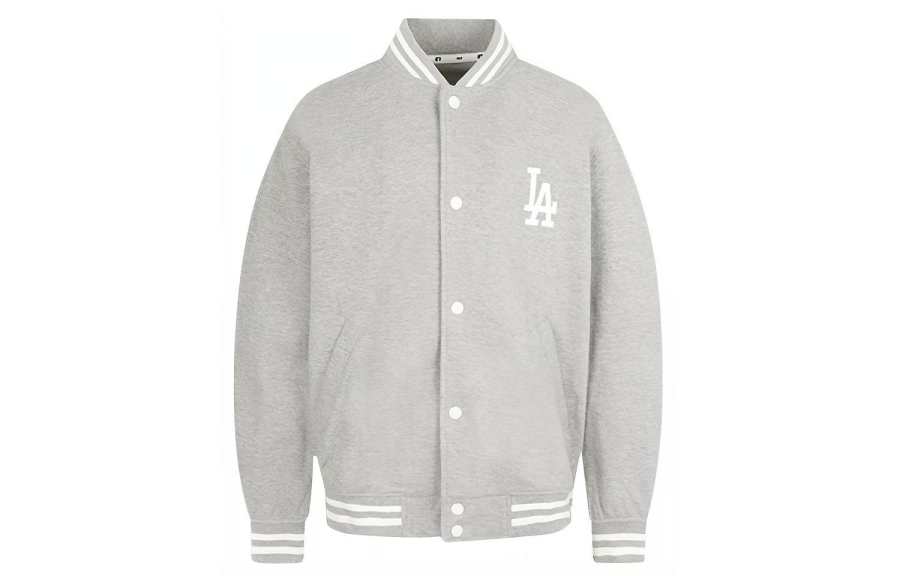 MLB MLB Los Angeles Dodgers Baseball Jacket Unisex Heather Gray