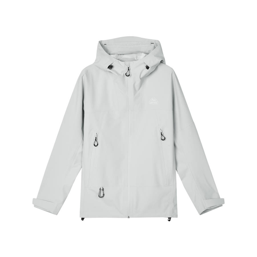 Skechers Waterproof And Windproof Windbreaker Jacket Unisex Lunar Gray