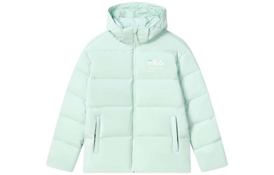 FILA FILA WHITE Down Jacket Unisex Nile Green