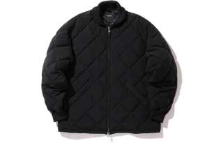 Beams Down Jackets Men's Stand Collar Moderate Quilted Down Jacket