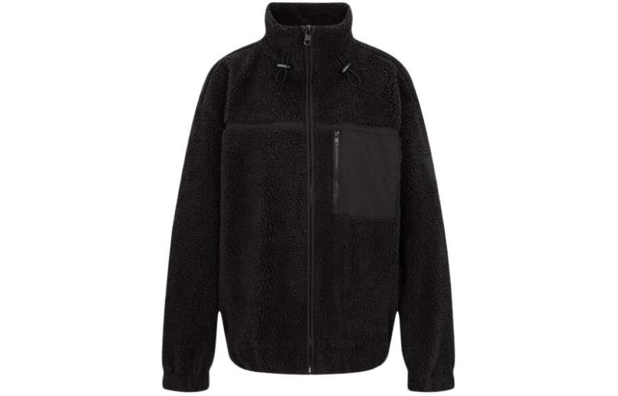 CALVIN KLEIN Velvet feel Coat Unisex Black