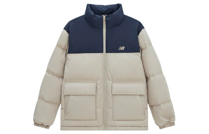 New Balance New Balance Down Jacket Unisex Khaki/Blue