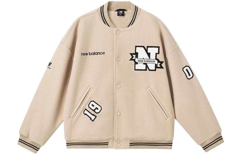 New Balance New Balance Baseball Jerseys Unisex Khaki Baseball Collar Moderate Straight Fit