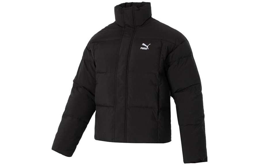 PUMA PUMA Jackets Unisex Carbon Black Stand Collar Moderate Other