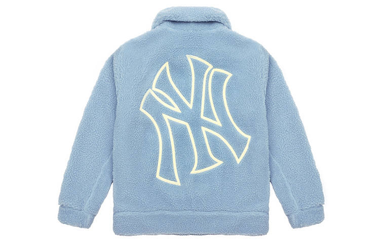 MLB MLB Velvet Jackets Unisex Light Blue Lapel Moderate