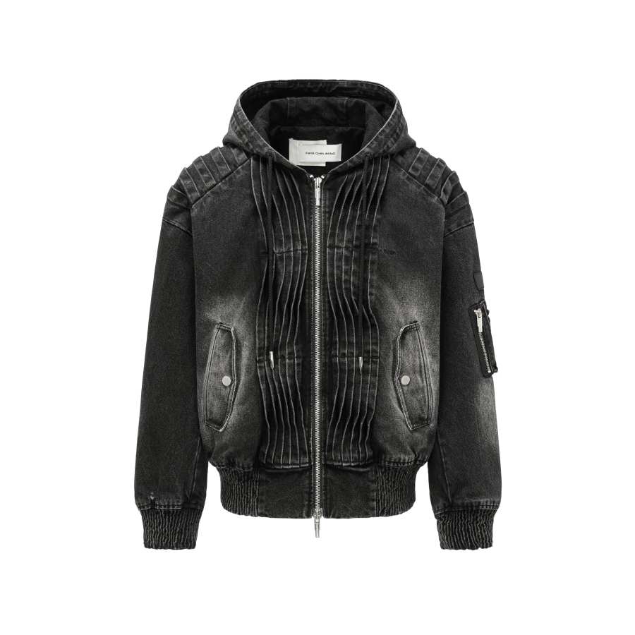Feng Chen Wang Feng Chen Wang Denim Jacket Unisex Black
