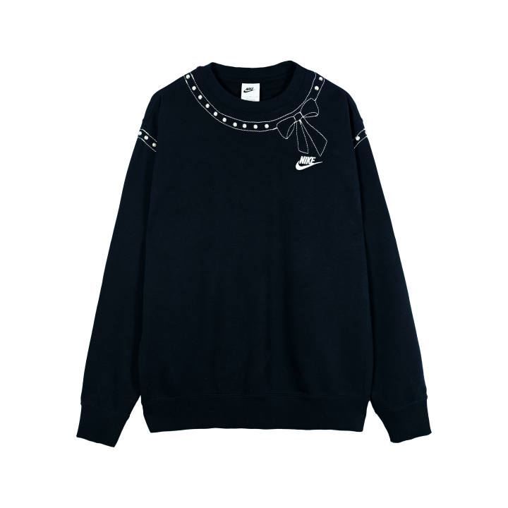 Nike Nike Sweatshirts Unisex Black Crew Neck Moderate