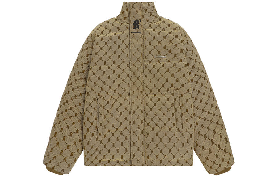 BJHG Puffer Jacket Unisex Coconut Mocha Brown