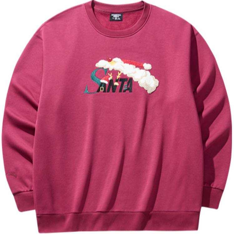 Anta Basketball Collection Sweatshirt Unisex Dragon Fruit Red