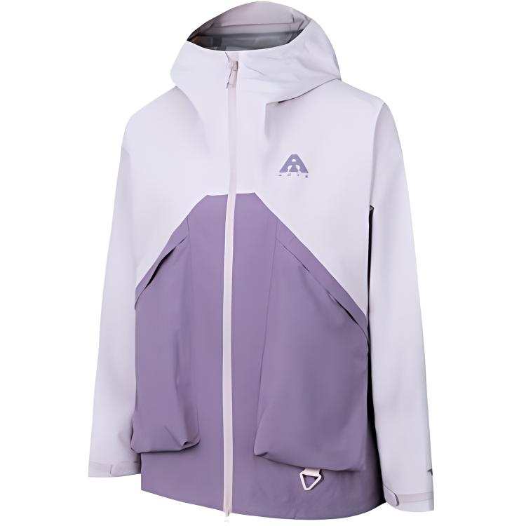 Anta Variety Training Collection Windbreaker Jacket Unisex Healing Pink/Satin Gray Purple