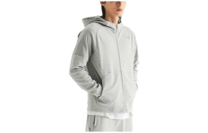 New Balance New Balance Jackets Men's Gray Hooded Moderate Other