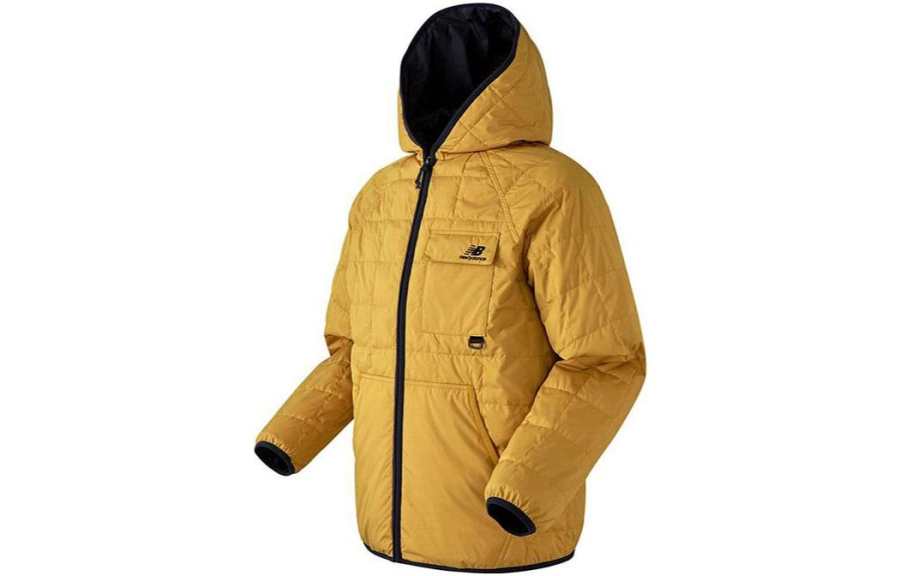 New Balance New Balance Down Jackets Men's Yellow Hooded Fleece Lined Other