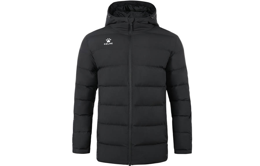 KELME Puffer Jackets Unisex Hooded Moderate Padded Puffer Jacket