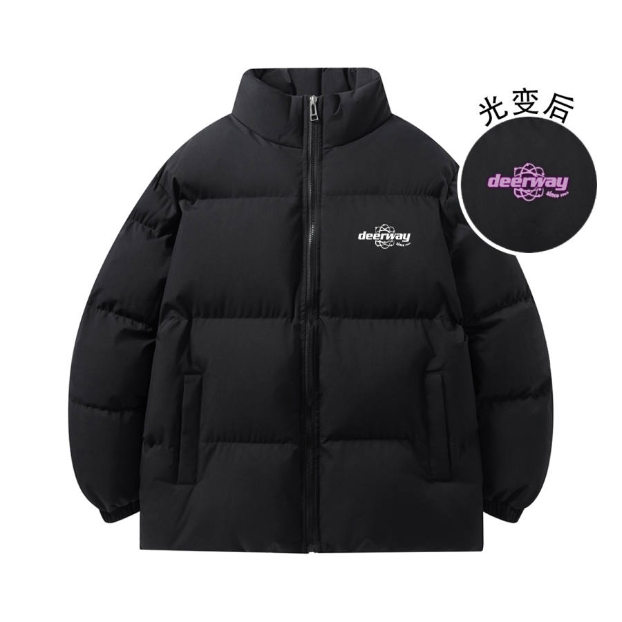 DEERWAY DEERWAY Puffer Jackets Unisex Stand Collar Moderate Padded Puffer Jacket