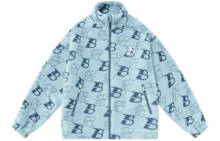 BEASTER Velvet Jackets Unisex Stand Collar Thickened