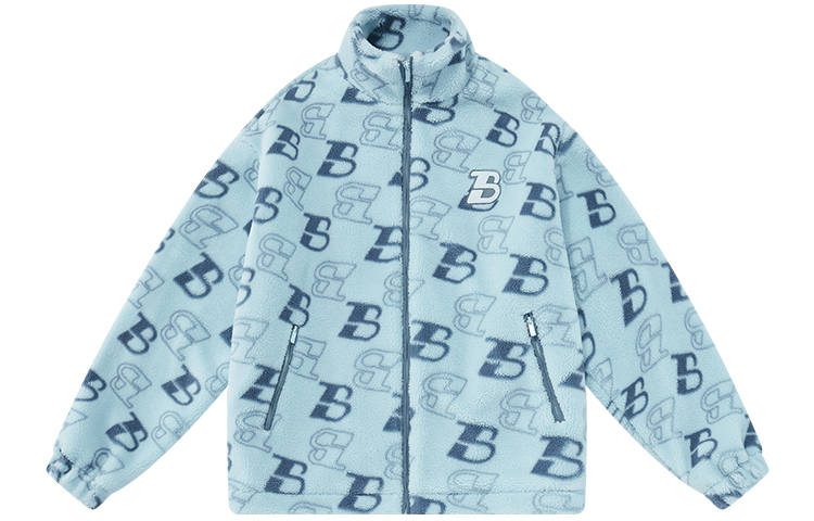 BEASTER BEASTER Velvet Jackets Unisex Stand Collar Thickened