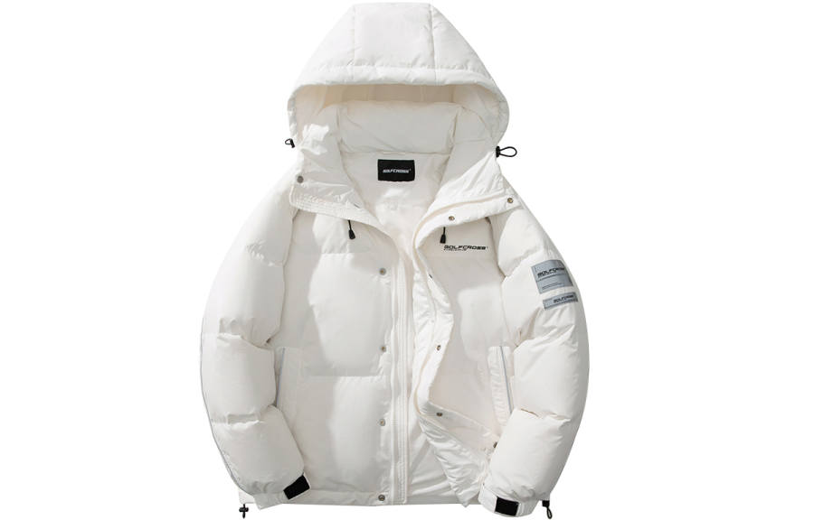 GOLFCROSS GOLFCROSS Down Jacket Coat Unisex White/Black