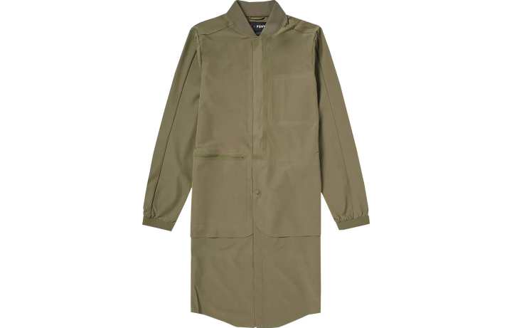 Jordan Jordan X PSNY Coats Men's Army Green Stand Collar Moderate