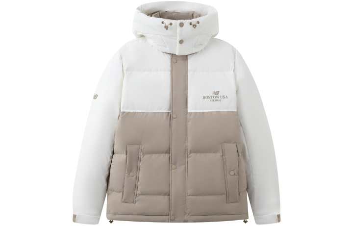 New Balance New Balance Down Jackets Men's Light Khaki Hooded Moderate Other