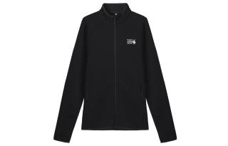 MOUNTAIN HARDWEAR Velvet Jackets Men's Black Stand Collar Moderate