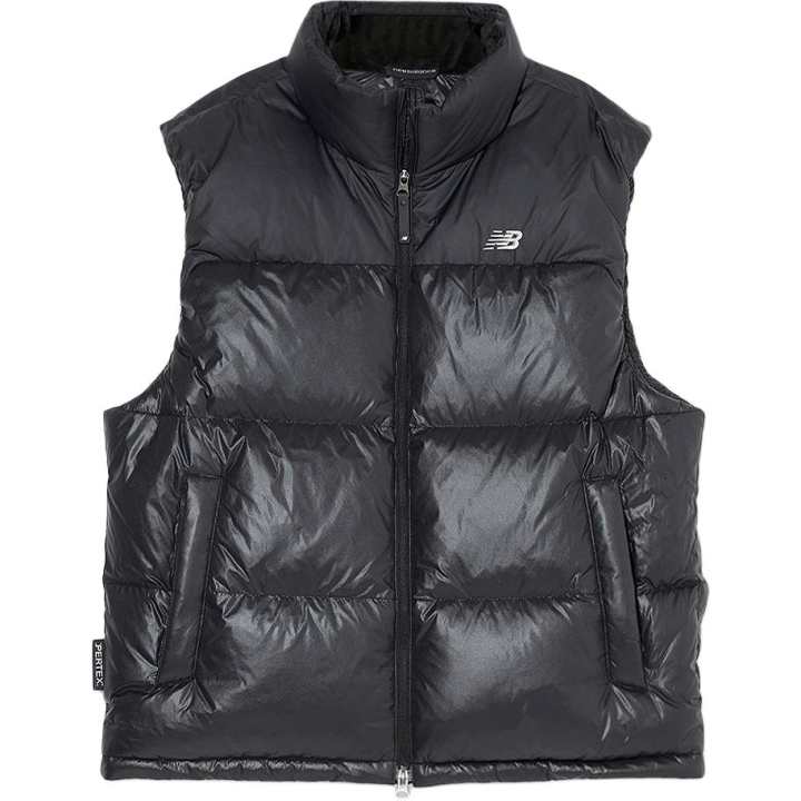 New Balance New Balance Vests Unisex Black Stand Collar Moderate