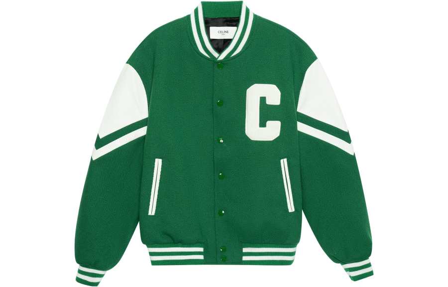 CELINE CELINE Baseball Jacket Men's Green
