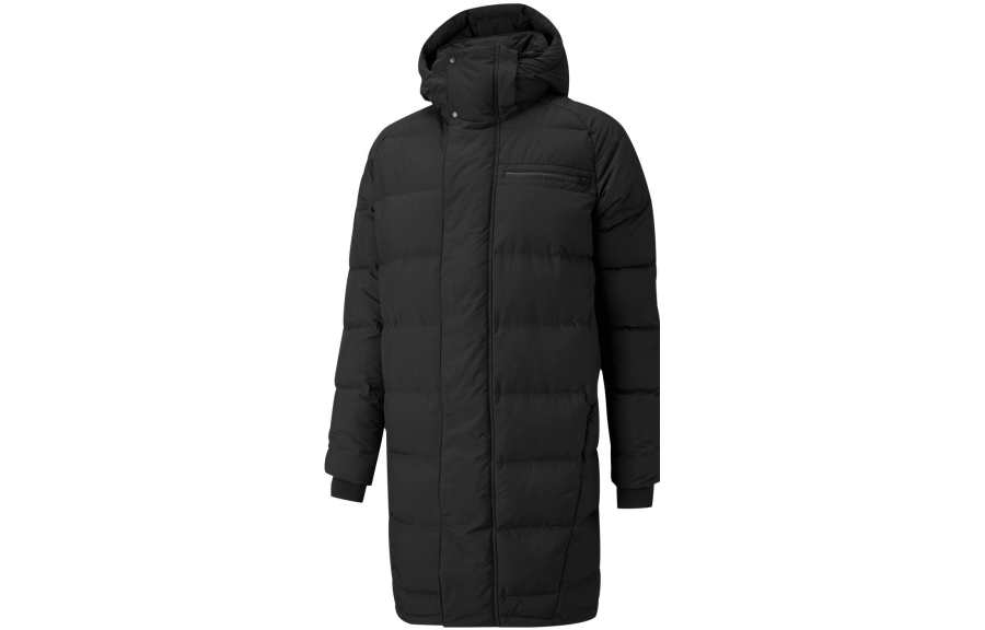 PUMA PUMA Down Jackets Men's Black Hooded Thickened Other