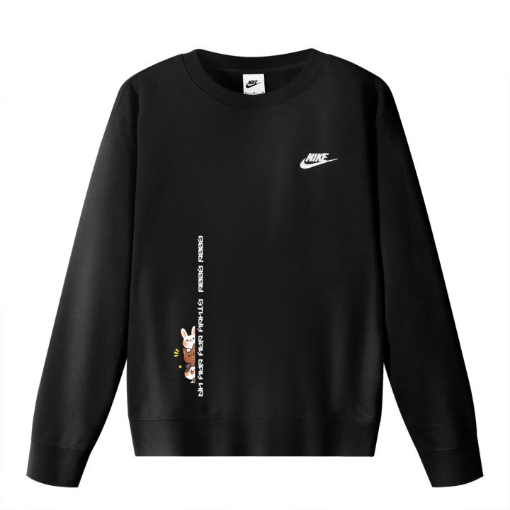 Nike Nike Sweatshirts Unisex Black Crew Neck Moderate Regular