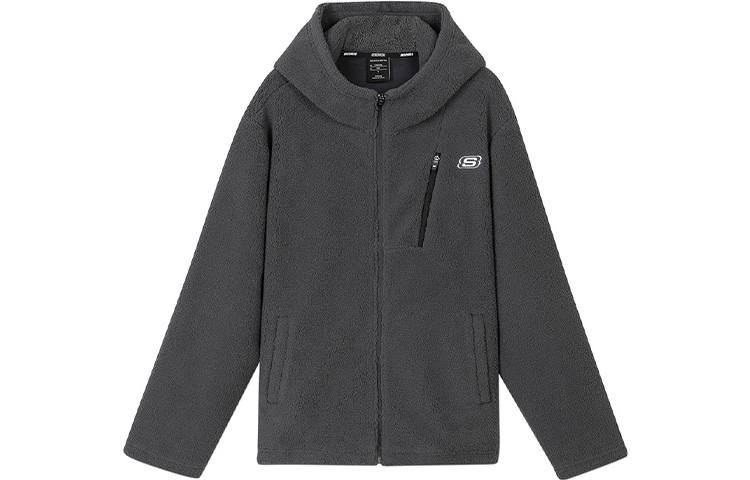 Skechers Velvet Jackets Men's Hooded Moderate