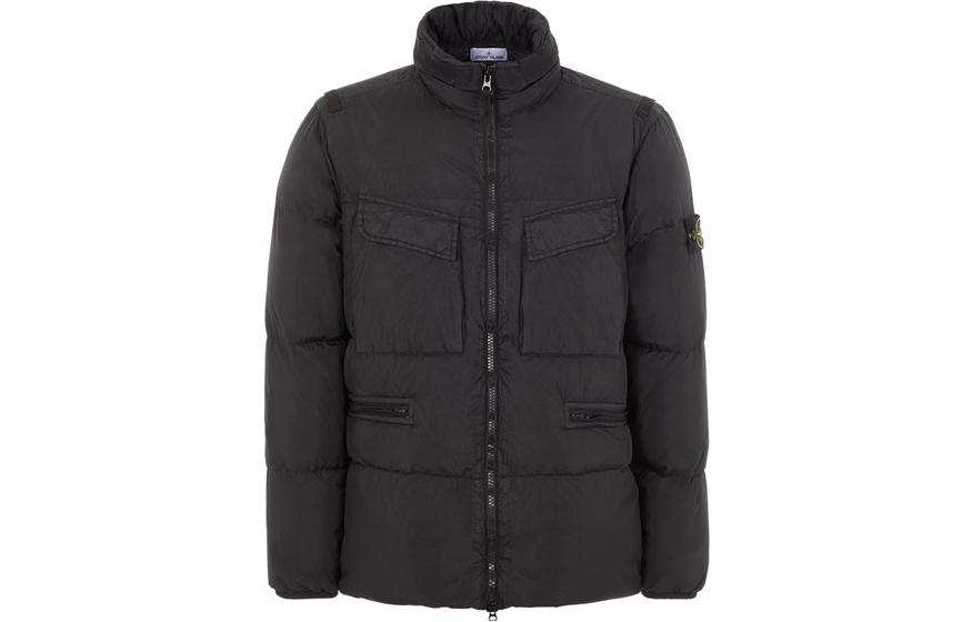 STONE ISLAND FW22 Down Jacket Unisex Black