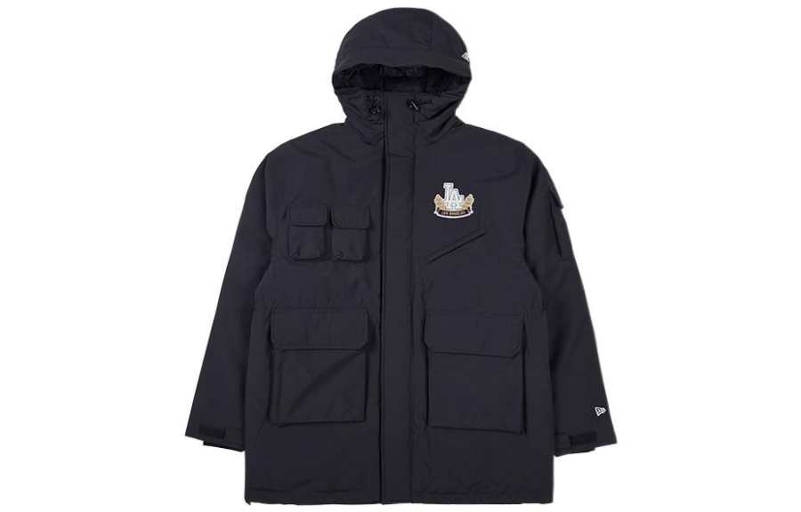 New Era Down Jackets Unisex Black Hooded Moderate Other