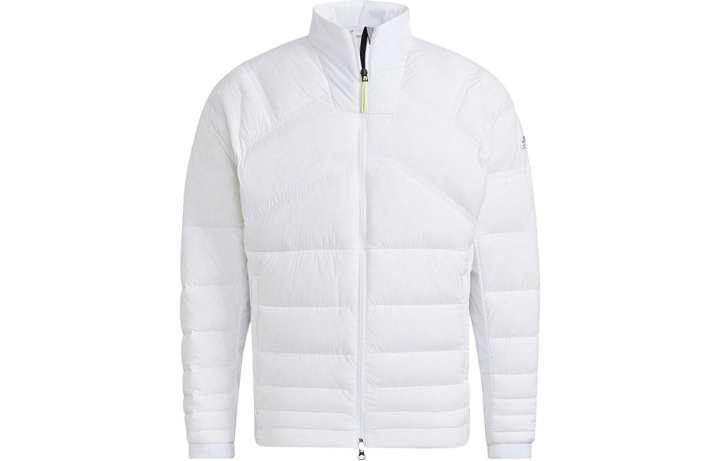 Adidas Adidas Down Jackets Men's White Stand Collar Moderate Other