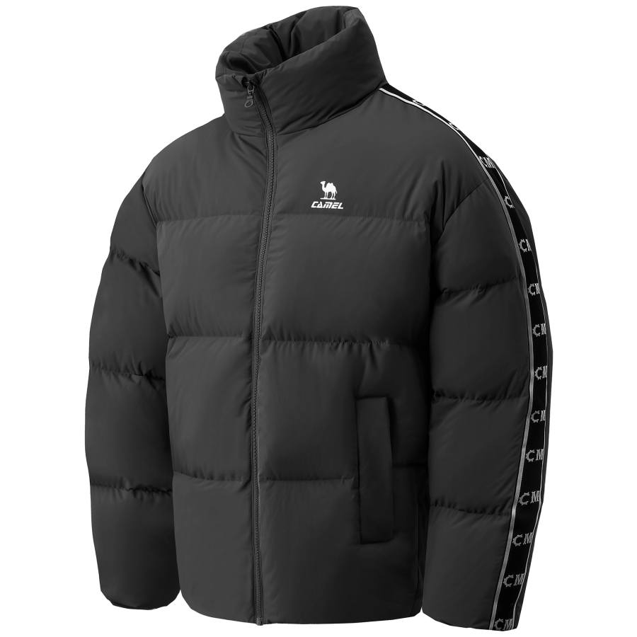 CAMEL CAMEL Down Jackets Unisex Stand Collar Thickened Puffer Jacket
