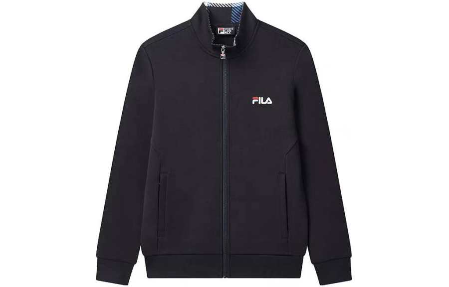 FILA Jackets Men's Legend Blue Stand Collar Moderate Other