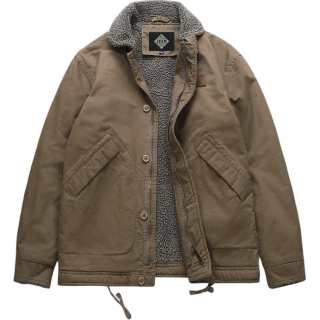 JEEP SPIRIT Solid Color Comfortable Minimalist Style Skin Friendly Fleece Lined Jackets & Coats Men's