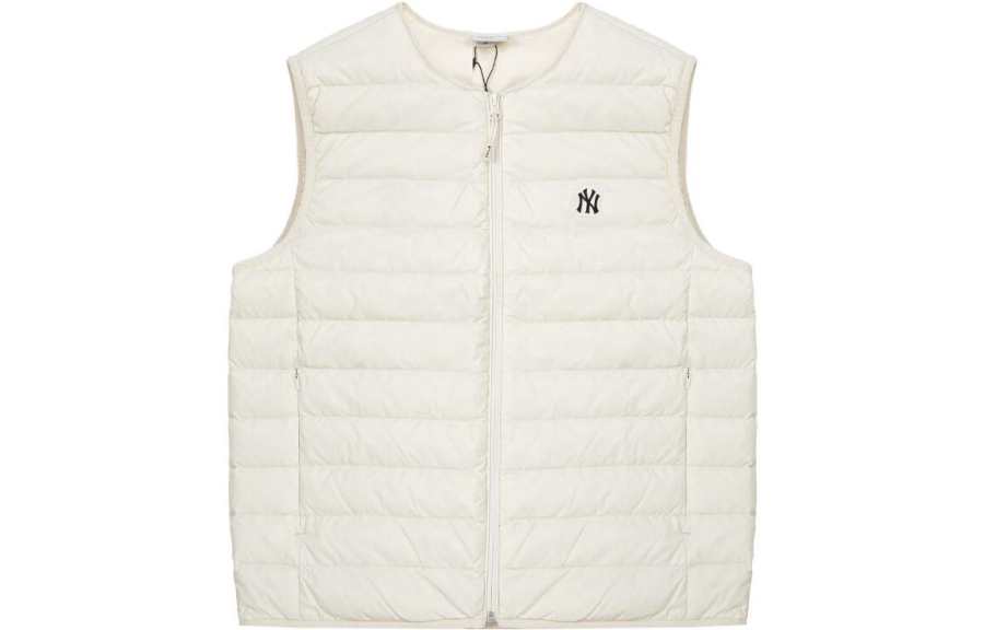 MLB MLB New York Yankees Down Vests Unisex Beige Moderate