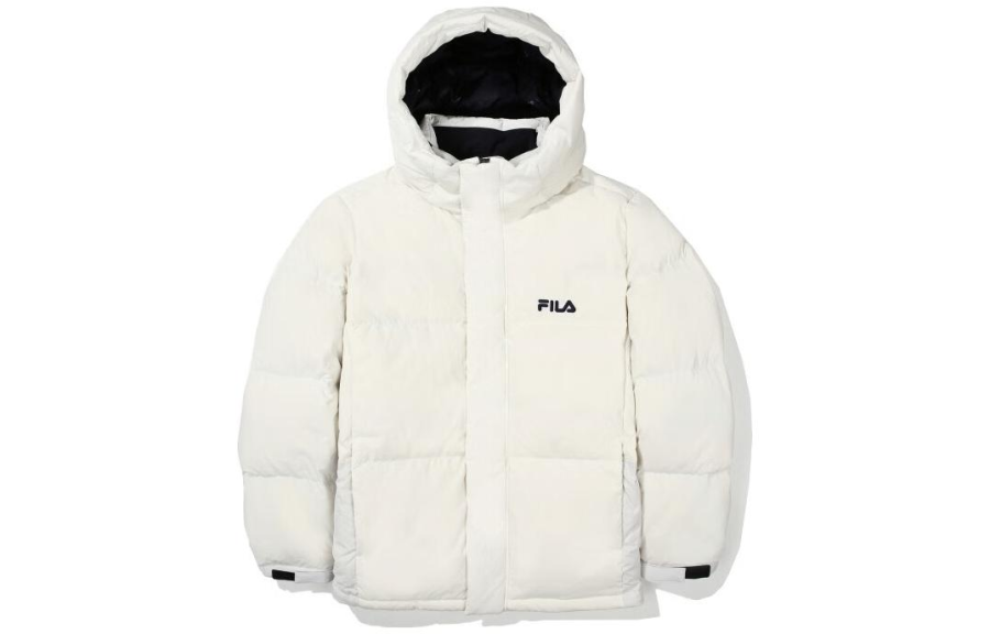 FILA Jackets Unisex White Hooded Moderate Other