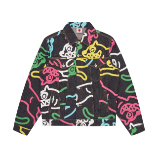 Ice Cream SS25 Denim Jacket Unisex Multicolor