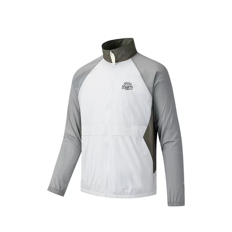 Anta Jackets & Coats Unisex Snowflake White/Durable Gray