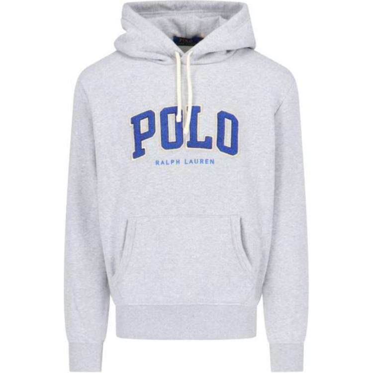 Polo Ralph Lauren Logo Flocked Drawstring Hoodie