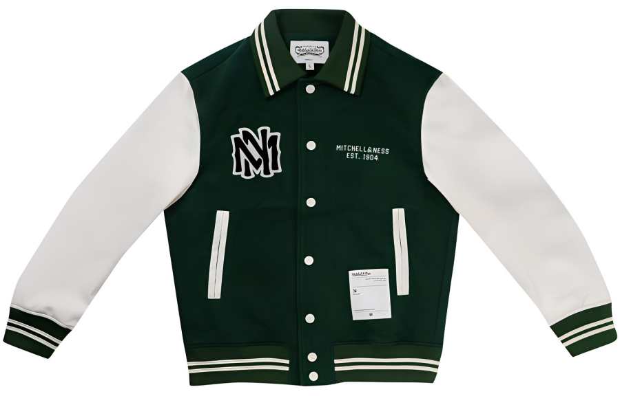 Mitchell Ness Mitchell Ness Baseball Jerseys Unisex Green Baseball Collar Moderate Straight Fit