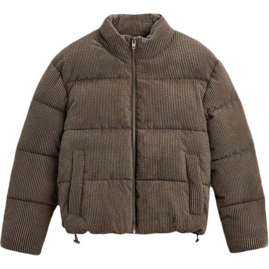 ZARA ZARA Puffer Jacket Men's Dark Khaki