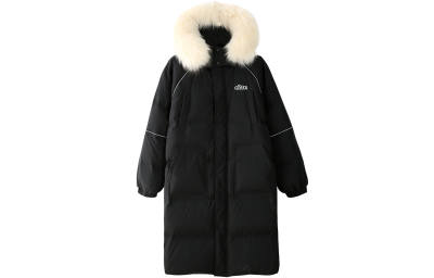 ER Down Jackets Unisex Fur Collar Thickened
