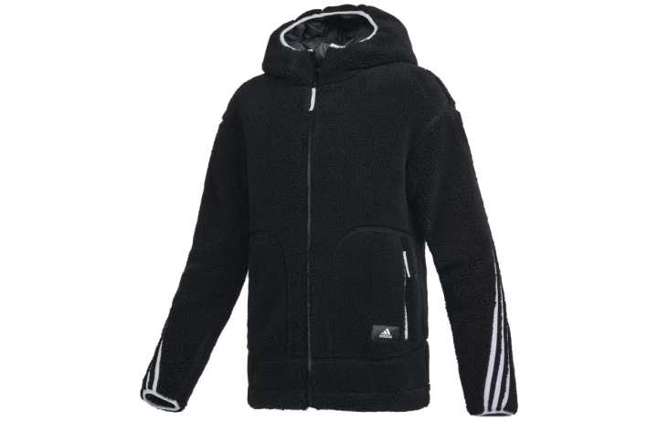 Adidas Adidas Jackets Men's Black Hooded Moderate Other
