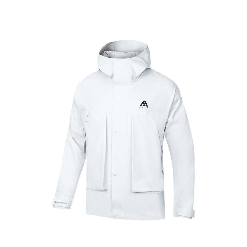 Anta Variety Training Collection Hiking Business/Casual Breathable Windbreaker Jacket Men's Sand Grain Gray